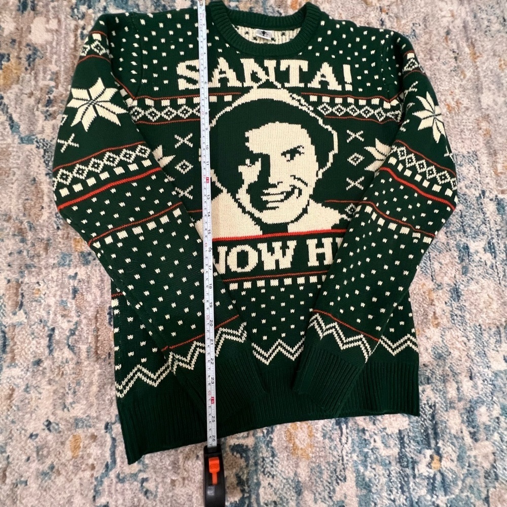 -πElf (Will Ferrell) Ugly Christmas sweater -Menβs small
Santa - I know him! - Picture 3 of 6